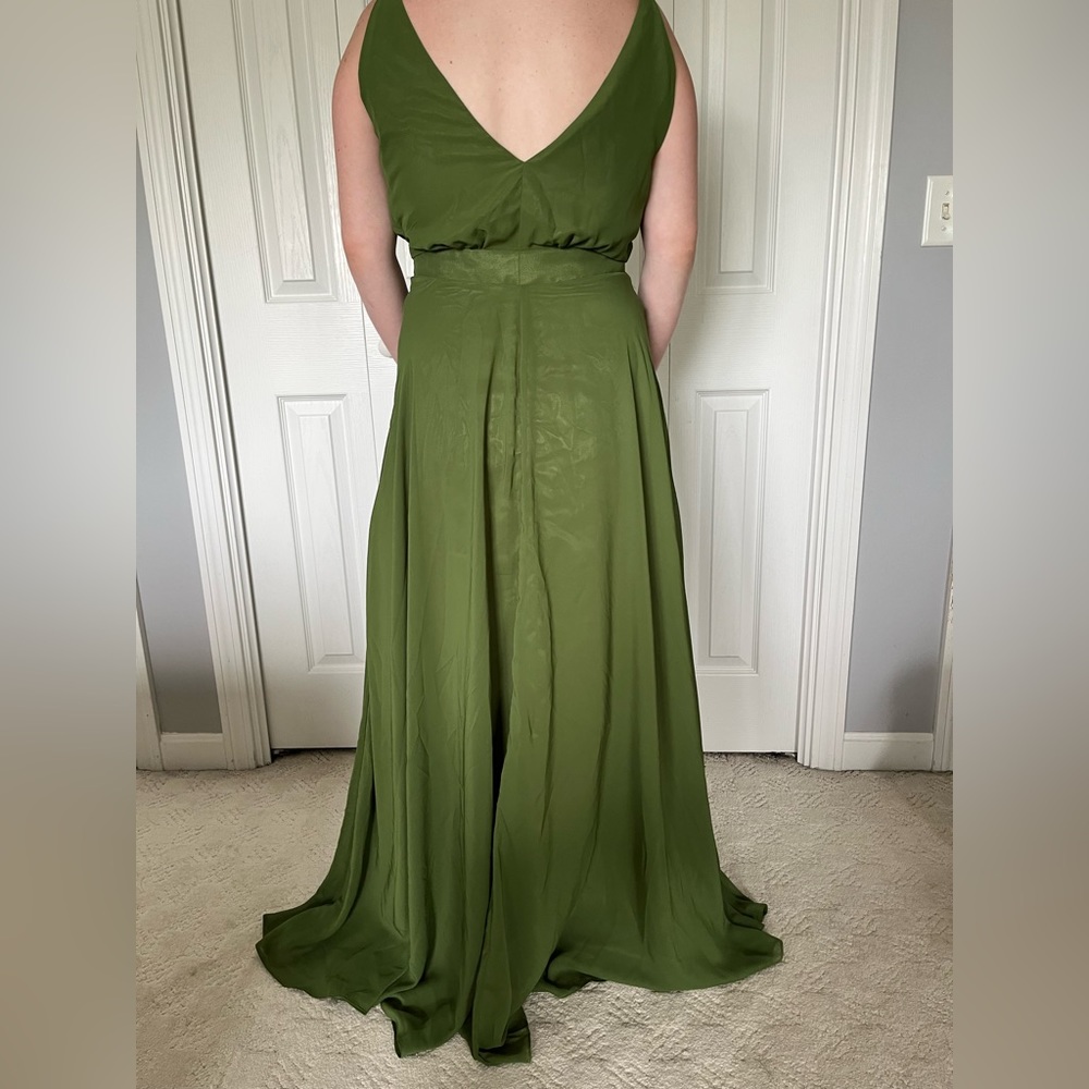 Sage Green Gown - Medium - NWOT - Picture 3 of 5